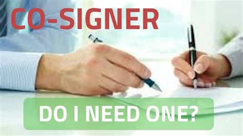 Cosigner For A Loan